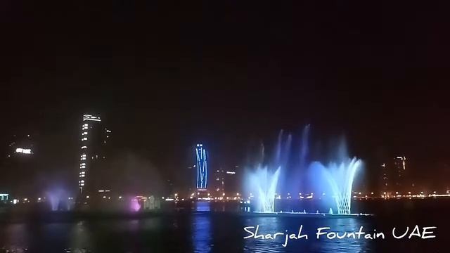 Sharjah Fountain - United Arab Emirates смотреть онлайн