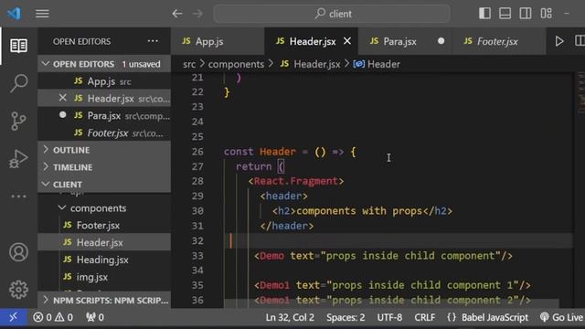 Props and conditional rendering in React смотреть онлайн