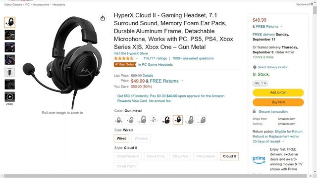 This HyperX Cloud II Gaming Headset is Under $50 Right Now! Best Deals Online смотреть онлайн
