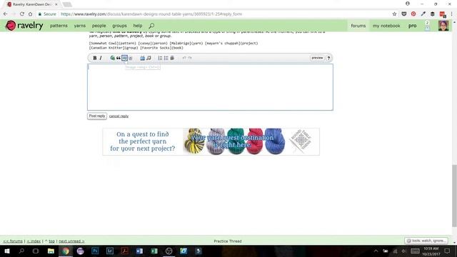 Adding pictures to a forum post on Ravelry смотреть онлайн