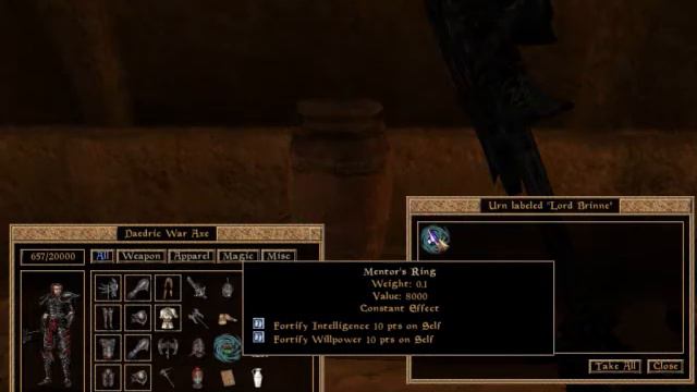 Morrowind Artifact Mentor's Ring смотреть онлайн