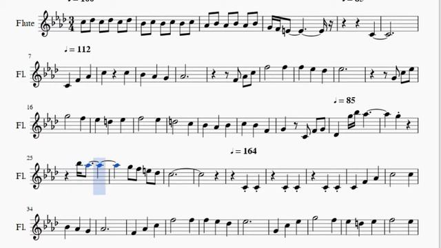 Flute Sheet Music: How To Play Merry Go Round Of Life (Howl's Moving Castle) By Joe Hisaishi