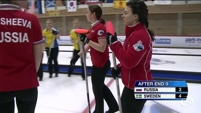 CURLING: SWE-RUS World Junior Chps 2015 - Women Draw 7 HIGHLIGHTS смотреть онлайн