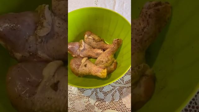 Куриные ножки на пару в мультиварке смотреть онлайн