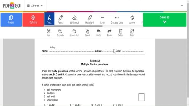 How to use pdf2go editor in editing PDF online смотреть онлайн