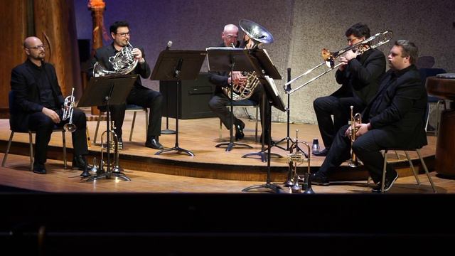 Song Lines, composed by Steven Juliani, middle section. Modern Brass Quintet. смотреть онлайн