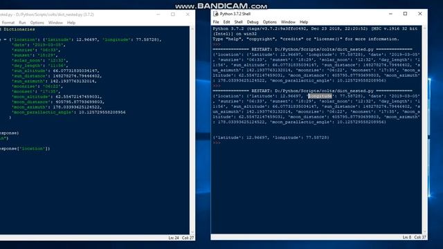 Python nested dictionaries смотреть онлайн