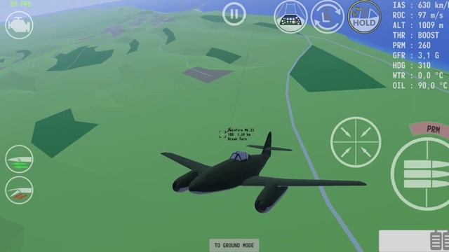 Me 262 A-1: Gotta go FAST! - Sky on Fire: 1940 (android) смотреть онлайн