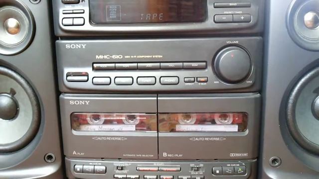 Sony MHC - 610 с рабочими деками смотреть онлайн