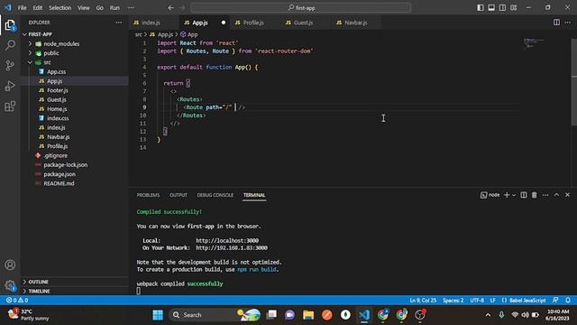 Understanding of BrowserRouter , Routes and Route in React V6 #2 смотреть онлайн