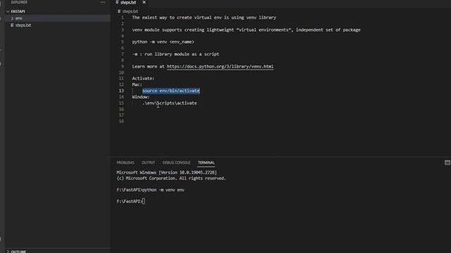 Setup Virtual Environment in python смотреть онлайн