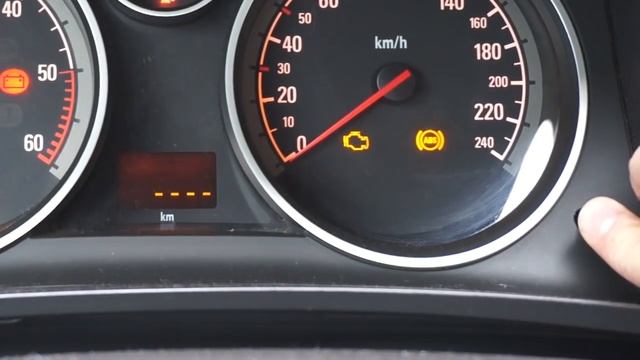 Opel Vauxhall Zafira B reset service inspection reminder INSP 0 смотреть онлайн