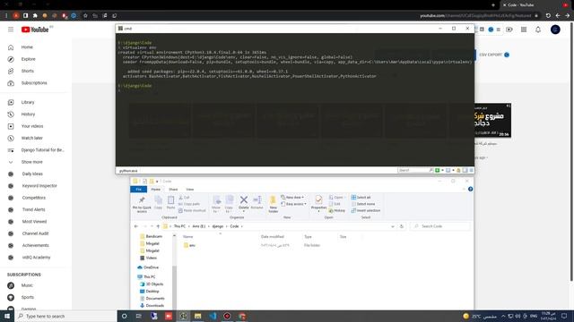 2 DjangoTutorial for Beginners virtualenvدورة جانغو للمبتدئين البيئة الافتراضية смотреть онлайн