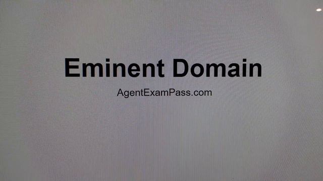 348 eminent domain Free Real Estate License Exam Words Questions AgentExamPass.com смотреть онлайн