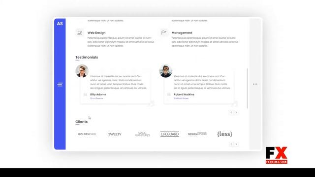 Alan - Personal Portfolio Template powerful resume design смотреть онлайн