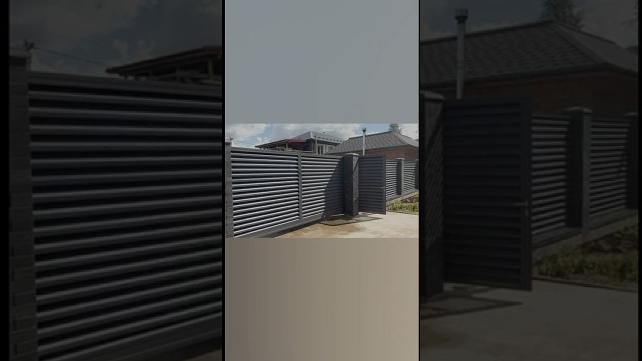 Забор-жалюзи 0,7 мм без усилителей в СНТ смотреть онлайн