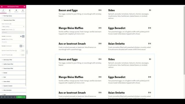 Design a creative Cafe Menu with Elementor Pro & The Plus Addons смотреть онлайн