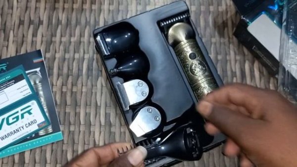 VGR V-106 Professional 6in1 Grooming Kit with LED Display Trimmer || Unboxing Purchase By Flipkart.