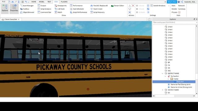 How to Change the District Name of a School Bus on Roblox Studio смотреть онлайн