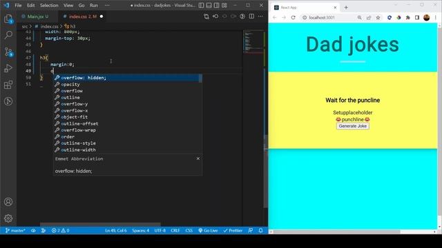 Practise Hooks and APIs in React By Creating Simple Web App from Scratch - CSS - смотреть онлайн