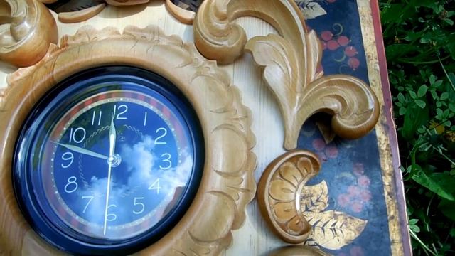 Резная рамка для часов. смотреть онлайн