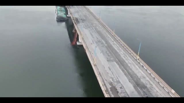 Антоновский мост сейчас I Антоновский мост вид с дрона