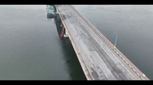 Антоновский мост сейчас I Антоновский мост вид с дрона