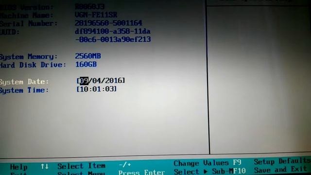 Мерцание матрицы Sony Vaio Pcg-7c3p