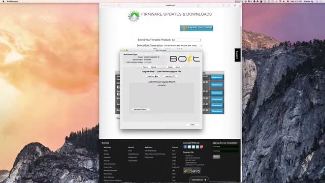 Bolt Manager: Firmware Upgrade смотреть онлайн