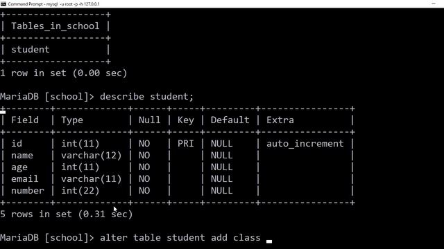 MYSQL TUTORIAL For Beginners (Part-3) ALTER TABLE (Add column /drop column) смотреть онлайн