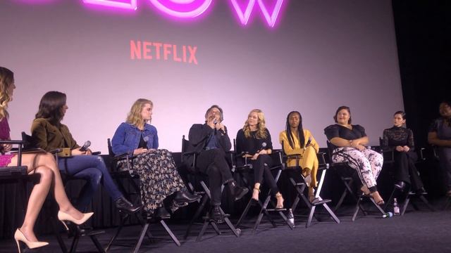 GLOW FYC q and a with Alison Brie and Betty Gilpin смотреть онлайн