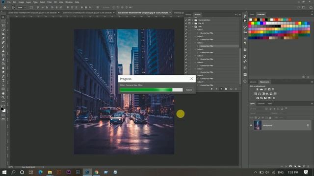Photoshop Color Grading Action : CITY MOOD смотреть онлайн