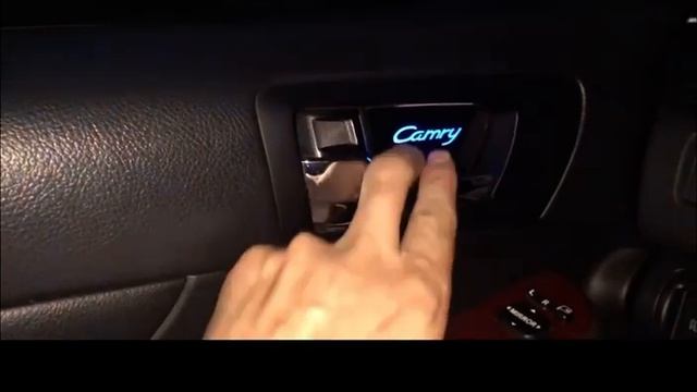 Led подсветка дверных ручек салона Toyota смотреть онлайн