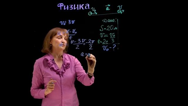 Физика. Решение задач. Равноускоренное движение смотреть онлайн