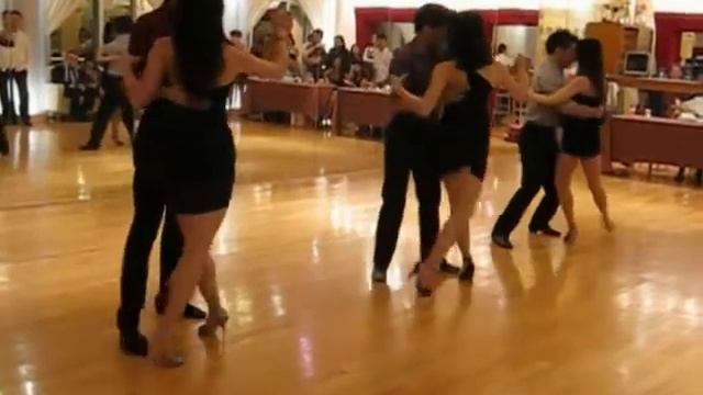 Otrotango performance team at Milonga Sentimental on 1 July 2011 смотреть онлайн