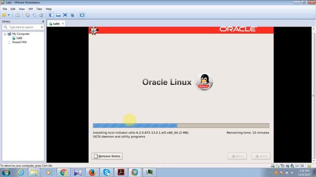 Oracle Enterprise Linux 5 Installation on VMware смотреть онлайн