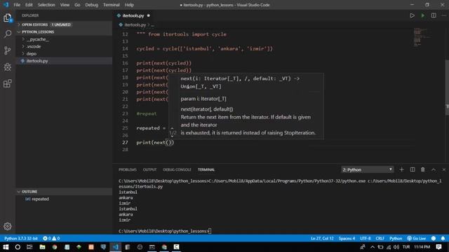 Yeni Başlayanlar İçin Python Dersleri 2019 - Ders 67 смотреть онлайн
