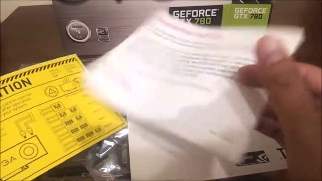 unboxing EVGA GeForce GTX 780 смотреть онлайн