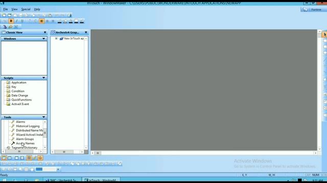 Особенности классического приложения Wonderware InTouch. Часть1