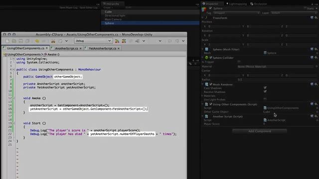 Unity3d учебник 2019 || Unity Скриптинг GetComponent Компоненты смотреть онлайн