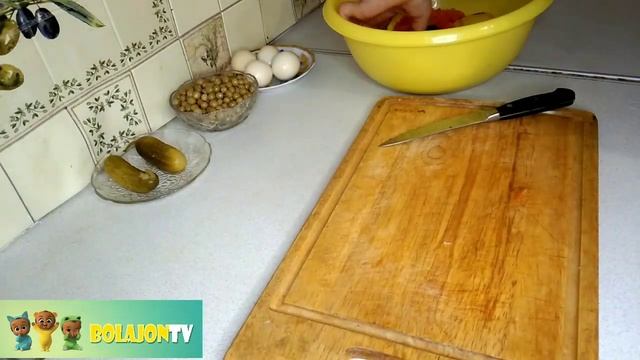 QIZILCHADAN (VINEGRET) SALAT TAYYORLASH. Bolajonlar Uchun Ajoyib Salat