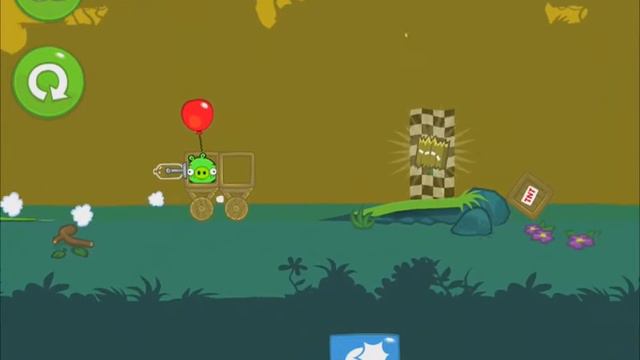 Bad Piggies - Level 2-13 3 Star Walkthrough When Pigs Fly | WikiGameGuides смотреть онлайн