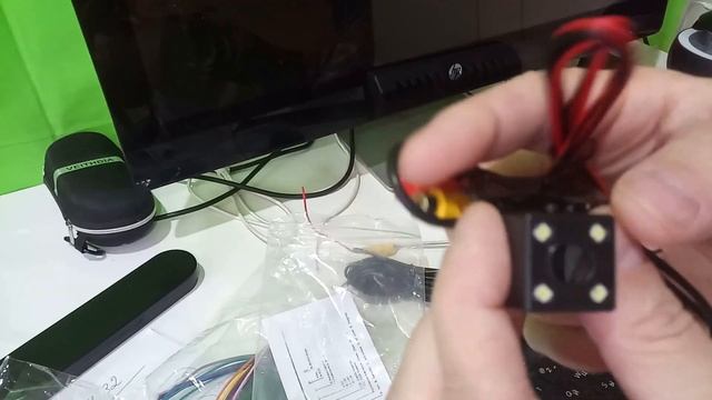 Как установить и подключить камеру заднего вида к Podofo 7023 , инструкция Камера заднего хода смотреть онлайн