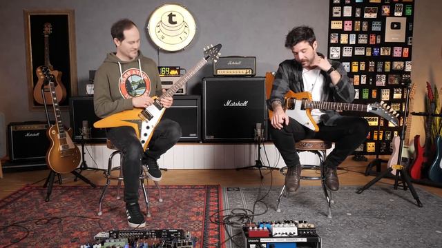 NEW Epiphone Korina Guitars | Explorer & Flying V Reissue | Thomann смотреть онлайн