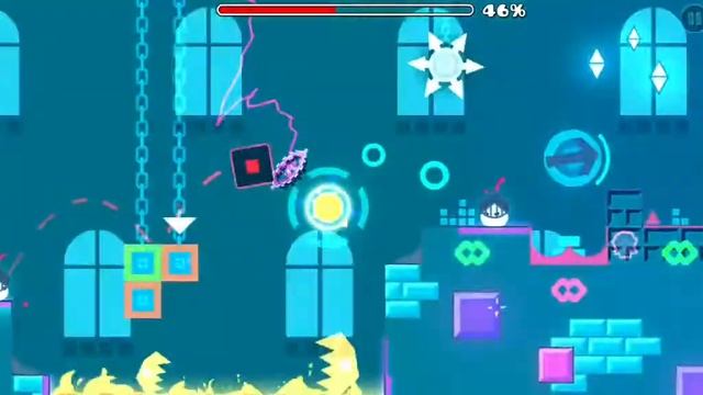 [Geometry Dash] прохождение уровня Octavia