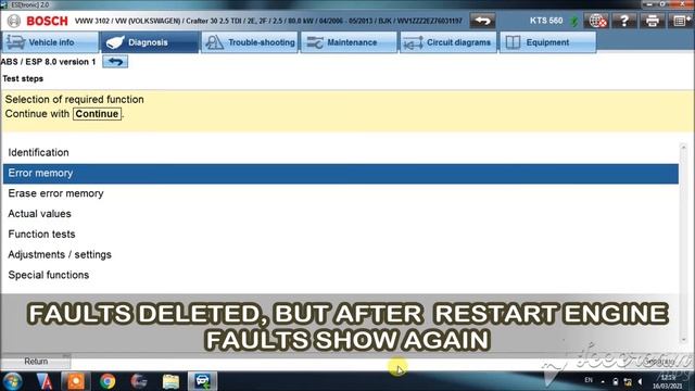 ABS Module coding | VW Crafter Coding with ESItronic смотреть онлайн