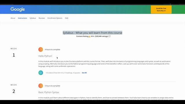Google Free Python Course for Beginners смотреть онлайн