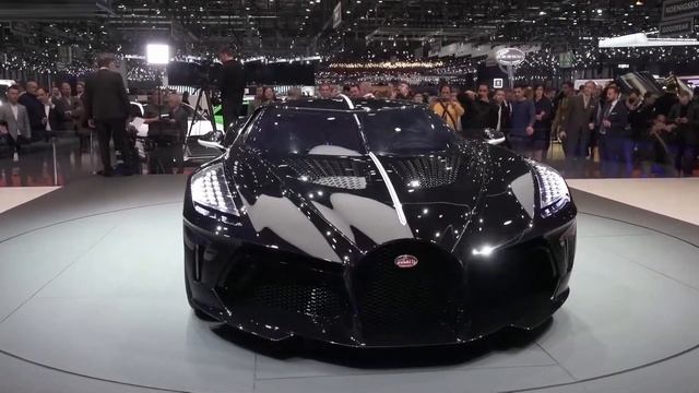 Bugatti La Voiture Noire (Bugatti Black) - W16 1500HP At the Geneva Motor Show 2019 смотреть онлайн