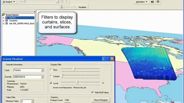 AIRS Granule Data Visualizer for ArcGIS смотреть онлайн