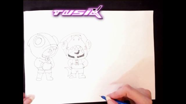 Как нарисовать Леона из игры Бравл Старс смотреть онлайн